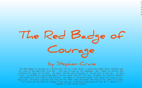 The Red Badge of Courage by Jill B.