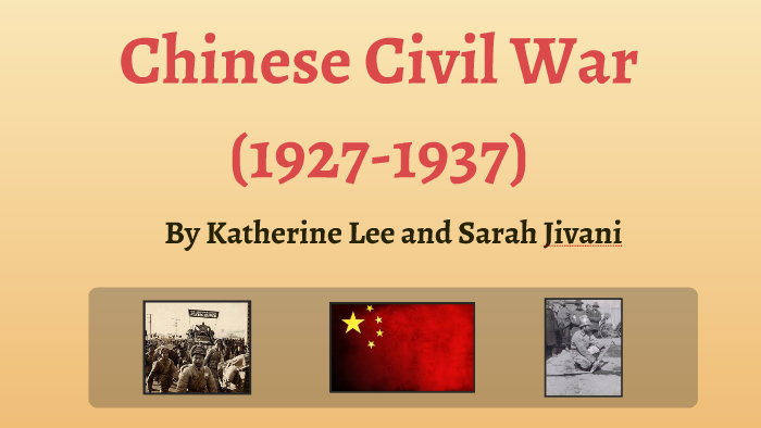 chinese civil war causes