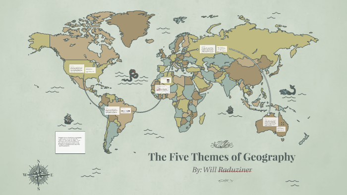 5 Themes Of Geography Concept Map Image - Map