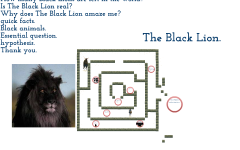black lion :) by cordelles aEgg :)