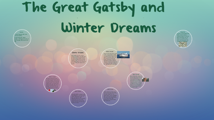 the great gatsby and winter dreams comparison essay
