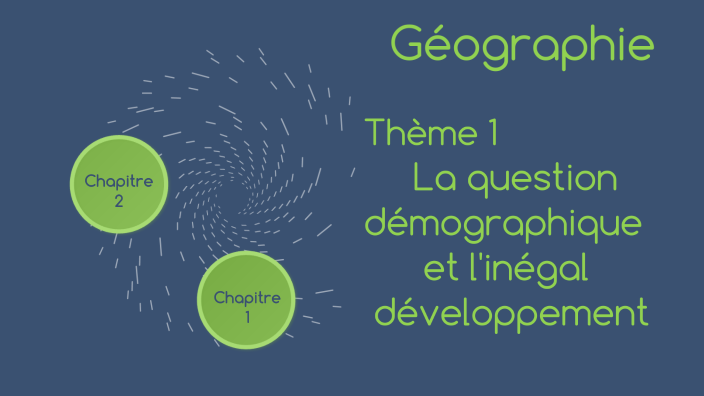 La question démographique et l'inégal développement by FABIENNE ECUYER