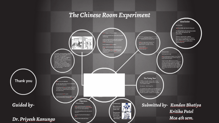 chinese room thought experiment summary