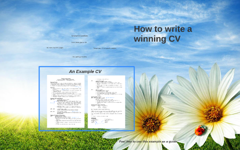 An Example CV by David Molyneux on Prezi