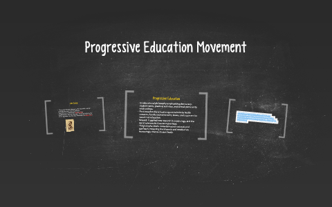 Progressive Education Movement by Payton Germany