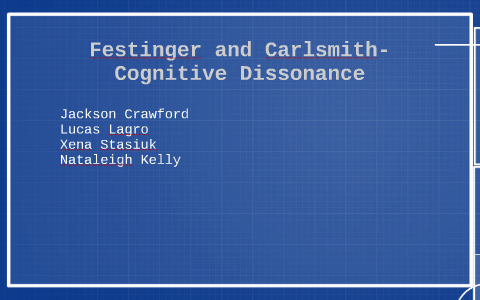 festinger and carlsmith