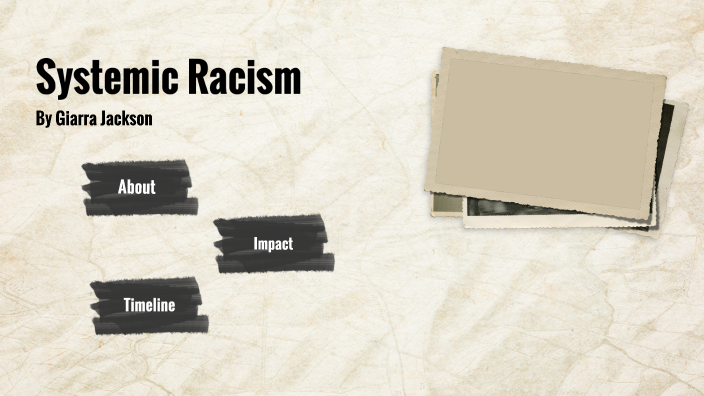 Systemic Racism By Giarra Jackson On Prezi