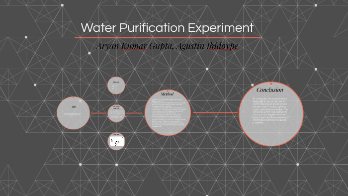 water purification experiment stpm