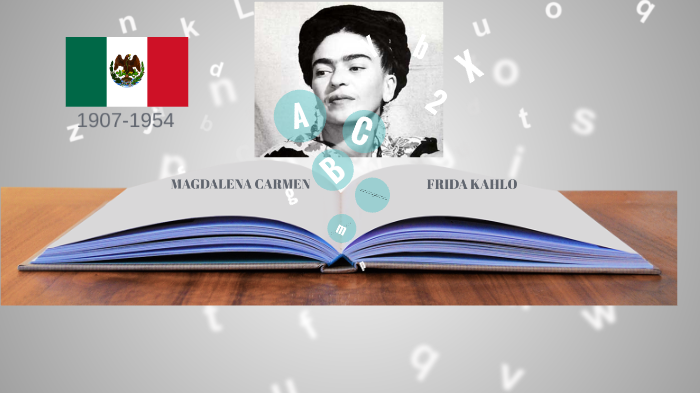 Biografìa de Magdalena Carmen Frida Kahlo de Calderon by Carmen Yolima