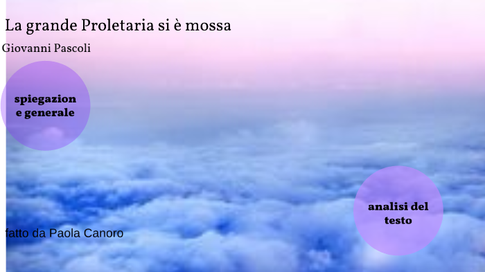 la grande proletaria si è mossa by paola can on Prezi