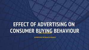 The Effect of Advertising on Consumer Buying Behaviour by Sikaonga Niza ...