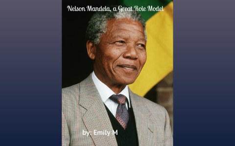 nelson mandela role model essay