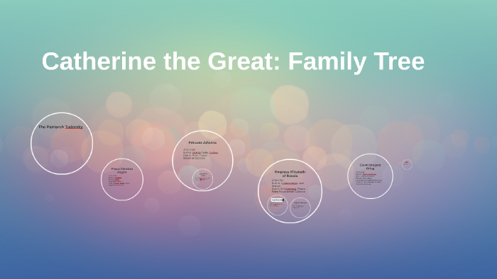 Catherine the Great: Family Tree by Shoshana Katayev on Prezi Next