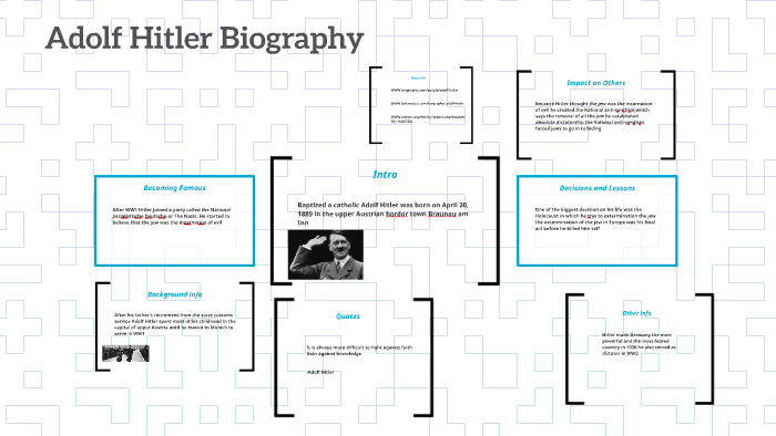 BIOGRAPHY OF ADOLF HITLER 1889 1945 visual data 6