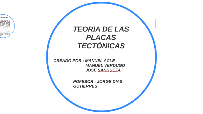 TEORiAS DE LAS PLACAS by jose sanhueza on Prezi