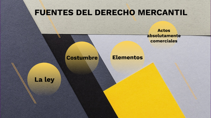 Fuentes del Derecho Mercantil by Mónica Catalina Cisneros Ramos on Prezi