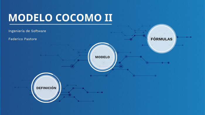 COCOMO II - ING DE SOFTWARE by Fedhe P