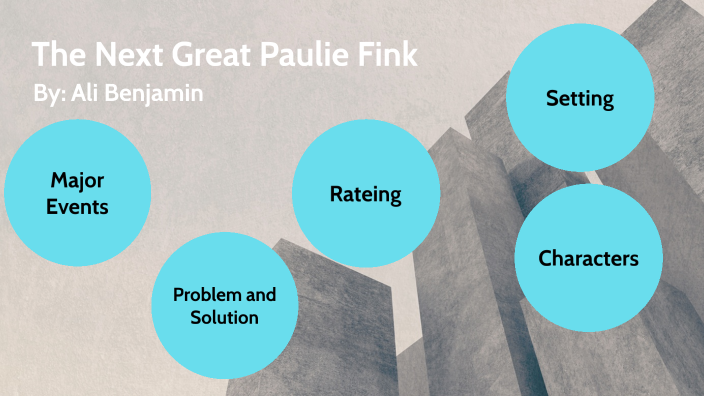 the next great paulie fink
