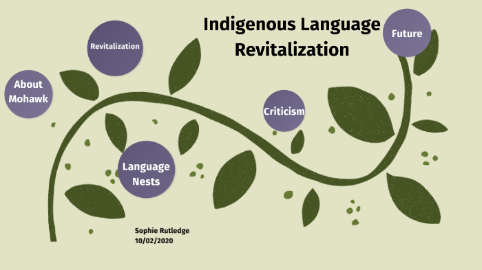 Grassroots Language Revitalization Efforts by Sophia Rutledge