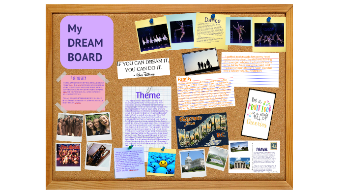 my dream board essay