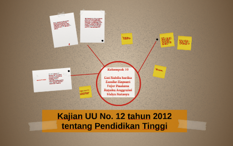 Kajian UU No. 12 tahun 2012 tentang Pendidikan Tinggi by ...