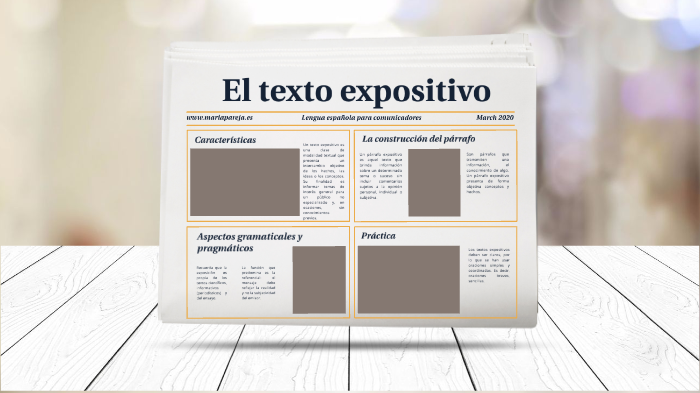 El texto expositivo by María Pareja Olcina on Prezi