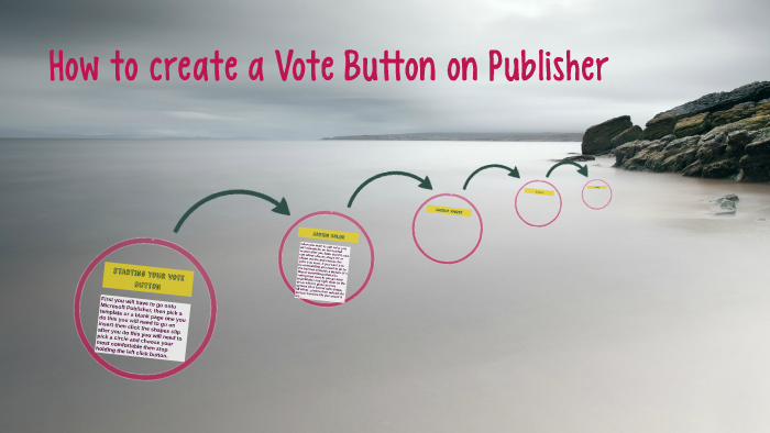 How to create a Vote Button on Publisher by Braxton Oglesby