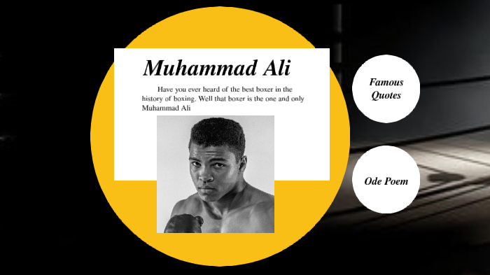 Muhammad Ali by AMIR ALI on Prezi