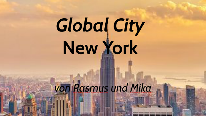 new york global city presentation