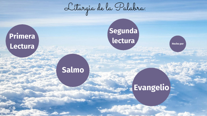 Liturgia de la Palabra: Primera lectura, Salmo, Segunda lectura, Evangelio  by Paloma Arduino