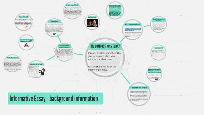 essay background info