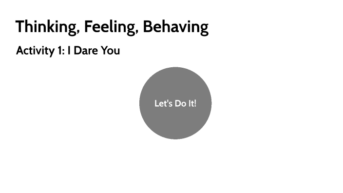 Thinking, Feeling, Behaving by Kim Scates on Prezi