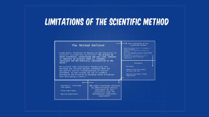 limitations in scientific research