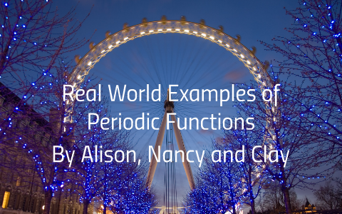 Real World Examples of Periodic Functions by nancy kacupaj on Prezi