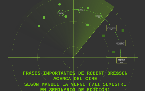 FRASES DE ROBERT BRESSON ACERCA DEL CINE by Manuel Eduardo La Verne  Sandoval on Prezi Next