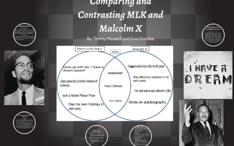 Comparing And Contrasting Mlk And Malcolm X By Timmy Maxwell