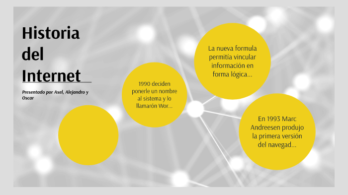 Historia del Internet by oscar avila on Prezi