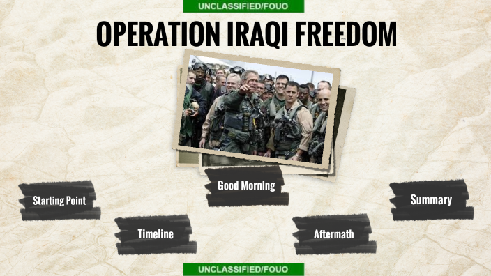 Operation Iraqi Freedom by on Prezi
