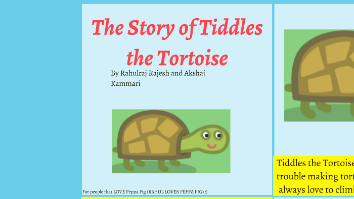 The Story of Tiddles the Tortoise by 