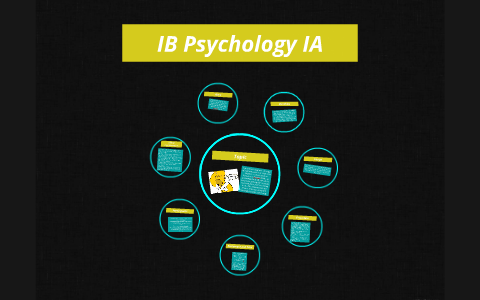 ib psychology ia experiment ideas