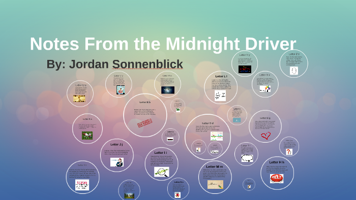 Notes From The Midnight Driver Zusammenfassung Notes From the Midnight Driver by Olivia Lopez on Prezi