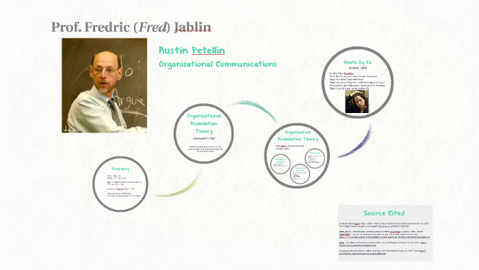 Prof. Fredric (Fred) Jablin by Austin Petellin on Prezi