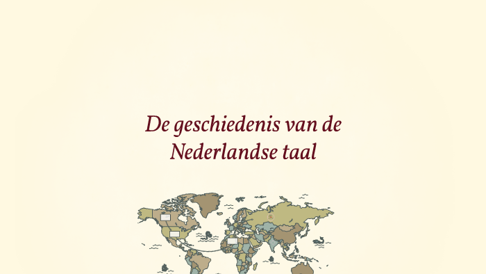 De geschiedenis van de Nederlandse taal by on Prezi