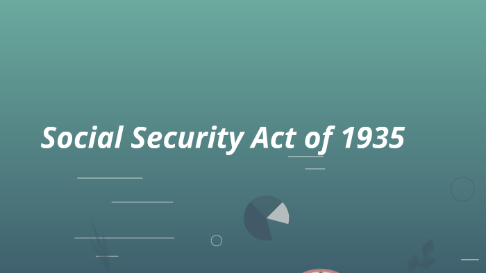 what was the purpose of the social security act passed in 1935