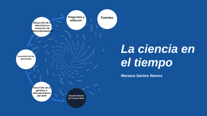 La ciencia en el tiempo by Mariana Carvajal on Prezi