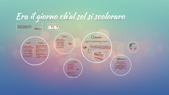 Era Il Giorno Ch'al Sol Si Scoloraro Parafrasi Era il giorno ch'al sol si scoloraro by Linda Mazza on Prezi
