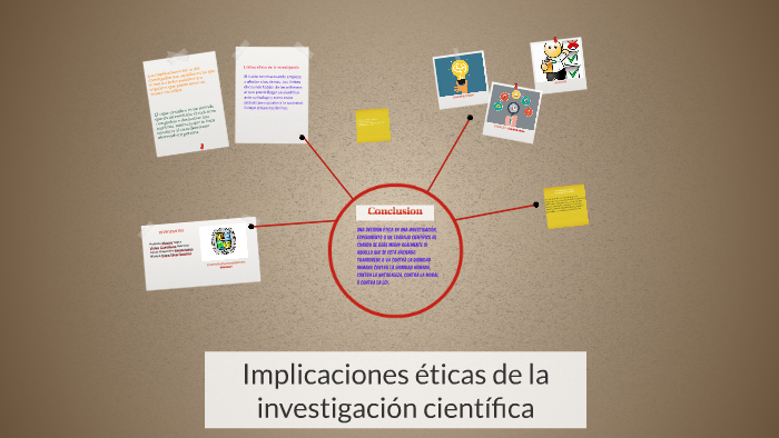 Implicaciones éticas de la investigación científica by