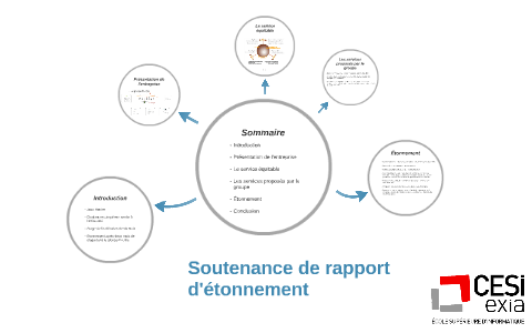 Soutenance De Rapport D Etonnement By Jean Herrier