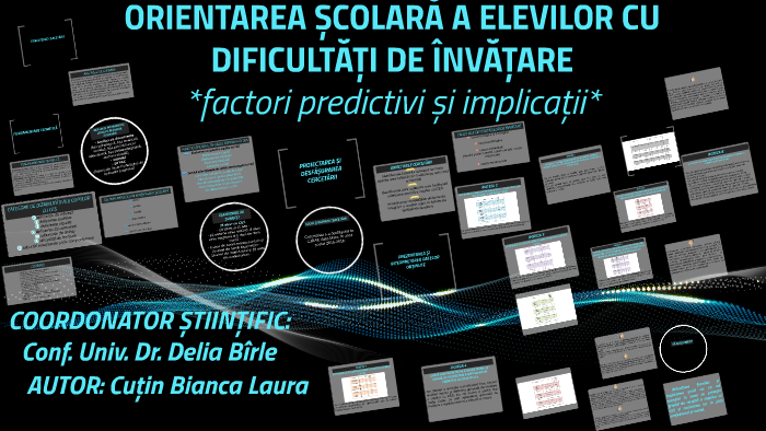 Orientarea È™colarÄƒ A Elevilor Cu DificultÄƒÈ›i De InvÄƒÈ›are By C Bianca