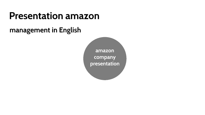 Presentation amazon by tom andreani on Prezi